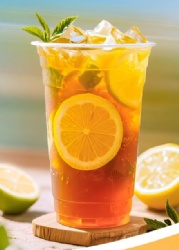 Lemon black tea powder